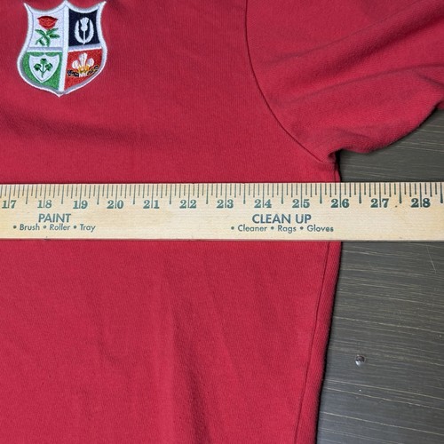 Cotton Traders Rugby Polo Shirt Men’s Xl Red Embroidered Crest Short Sleeve Clas - Picture 5 of 7