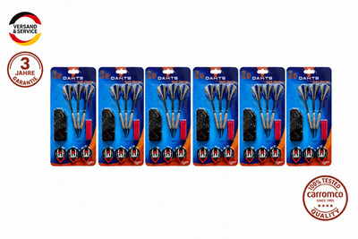6er Set Dartpfeile Soft Darts L | Carromco