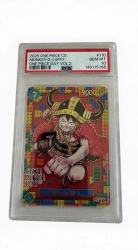 PSA 10 Monkey D. Luffy CS Foil One Piece Day Vol.2 2025 #110