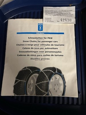 RUD Schneeketten Silvretta 0079 195/65 R14 195/60 R15 205/50 R16 205/45 R17 NEU