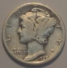 Nicer Low Mintage 1927 P Winged Liberty Head Mercury Dime