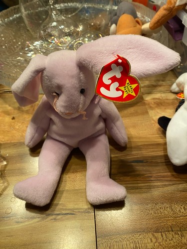 Ty Beanie Baby (Retired) Bunny Rabbit Purple Floppity DOB 05-28-1996 | eBay