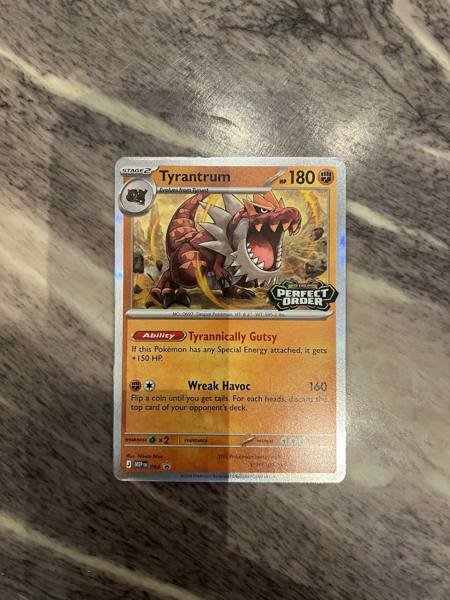 pokemon mega tyrantrum card Tyrantrum Pokémon TCG Cards for sale