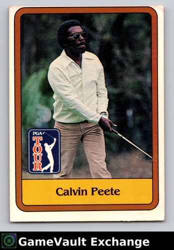 Calvin Peete #42 1981 Donruss card