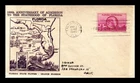 Dr Jim Stamps Florida Centennial First Day Cover 1945 Crosby Thermograph Cachet