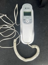 AT T Corded Phone Home Office With Caller ID Desk And Wall Mount Telephone White