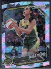 2025 Panini Prizm WNBA #127 Nika Muhl Ice Prizms