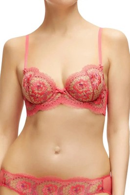 Dita Von Teese Evelina Unlined Bra Blood Orange Size 34B