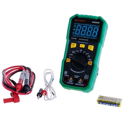 Mastech MS850D Digital Multimeter True RMS 6000 Counts NCV CAT III 600V