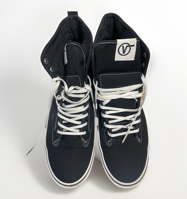 VANS Sentry Sk8-Hi Sneakers Black Suede Canvas Men Skate Shoes Sz13