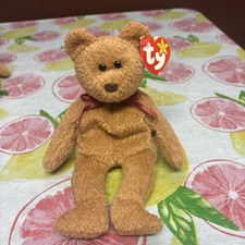 TY Beanie Baby Curly Bear with Tags Rare Retired Vintage Y2k 1st generation #9