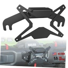Flip-Up Front License Plate Mount for 10" Hawse Fairlead Winch