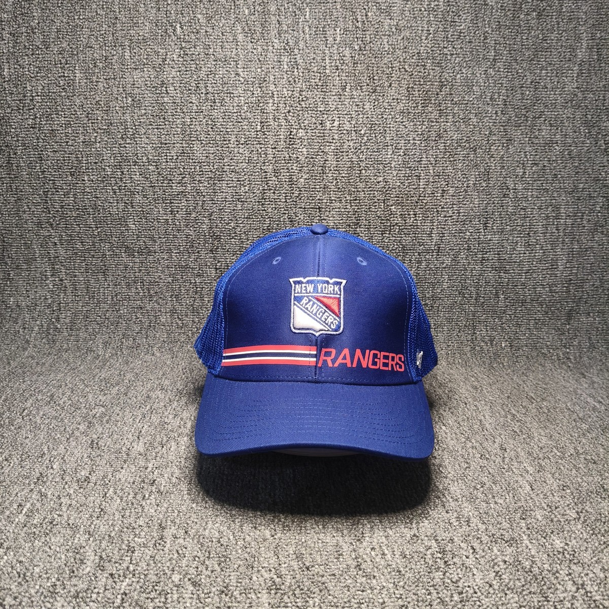 New York Rangers 47 Brand NHL Blue Trucker Snapback Hat Cap