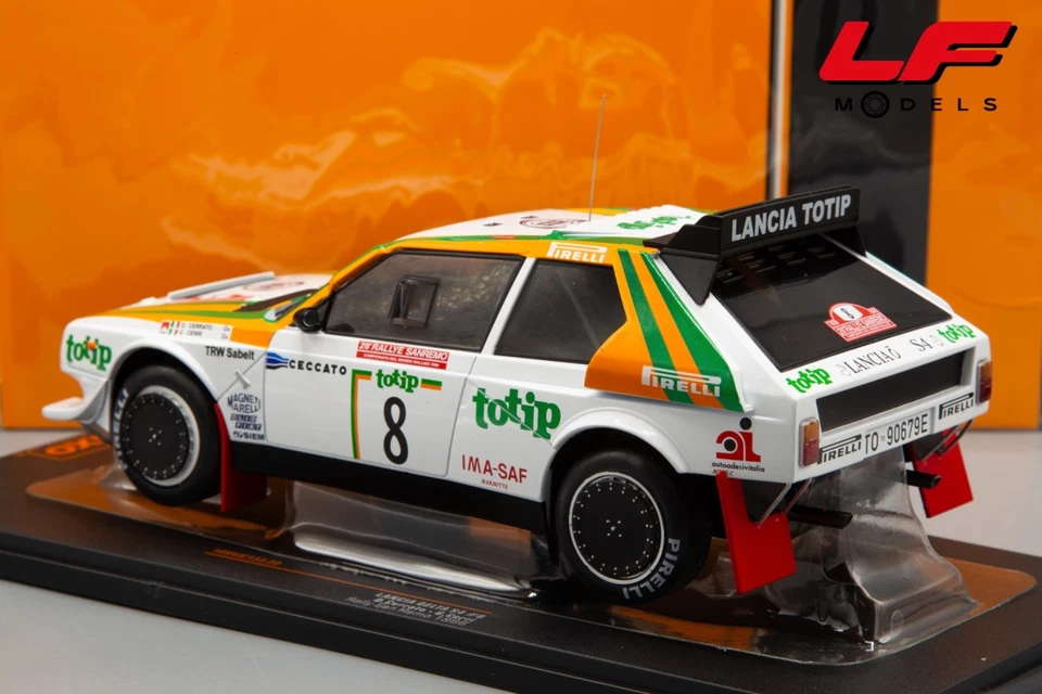 1:18 Lancia Delta S4 Totip Rally San Remo 1986 D. Cerrato - IXO Models - Immagine 2 di 3