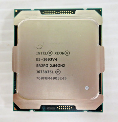 Intel Xeon E5-1603V4 SR2PG 2.8 GHZ 4 Cores Socket 2011-v3 Cache: 10MB 14nm ECC