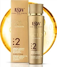 Fair And White Gold 2 Unifier Even Tone Serum 17.6 oz Brighten/Lighten FREE SHIP