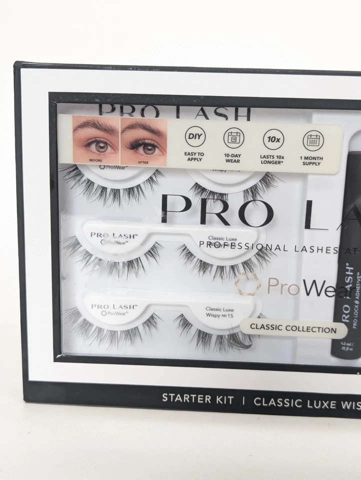 Pro Lash Full Starter Kit | Professionally Styled Lashes at Home | Wispy 15 - Image 2 of 4
