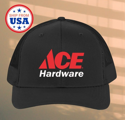 #ad Ace Hardware Black Trucker Hat Cap Adult Size $28.52