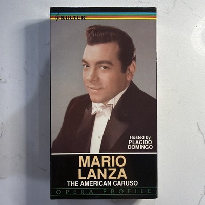 Mario Lanza The American Caruso Placido Domingo Vhs Opera 1982