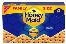 HONEY MAID Graham Crackers, Lunch Snacks, Family Size, 19.2 oz