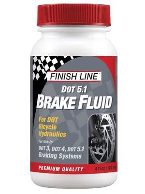 Finish Line DOT 5.1 Brake Fluid 4oz (118mL), Drip Black