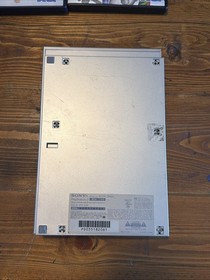 Sony PlayStation 2 Slim PS2 Silver Console With Flip Top And CFW memory Card