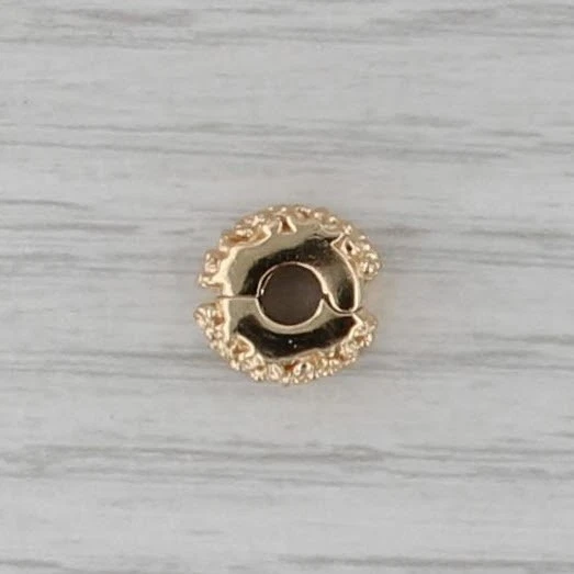 PANDORA Goldener Blume Gänseblümchen Clip Perle Anhänger 14k Gold 750507 Retired - Bild 2 von 4