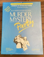 1986 University Games *MURDER MYSTERY PARTY (INTRIGUE AT SPARKLING WATER)* NOS