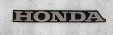 GENUINE HONDA DECAL STICKER FOR HONDA MOTORCYCLES, CARS, ATVS IN BLACK / SILVER