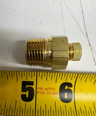 #ad Approved Pressure Test Plug 1 2quot; Male NPT 1000 Psi Max Non Potable Water 52JG27 $6.07