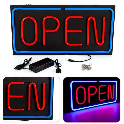 LED Open Sign Bright Neon Light for Restaurant Bar Pub Shop Store Business Large - Picture 9 of 19