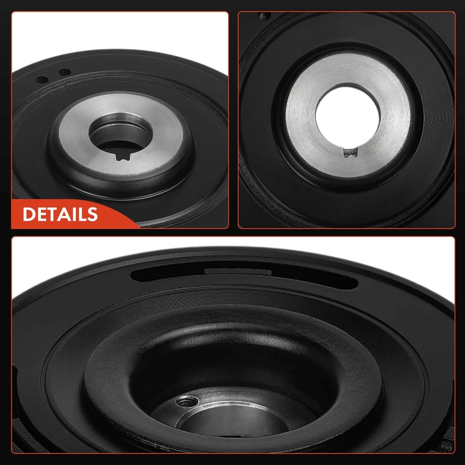 Polea Del Cigüeñal Para Citroën Berlingo Furgón C5 I C8 Jumpy Fiat 2.0 HDi - Imagen 3 de 4