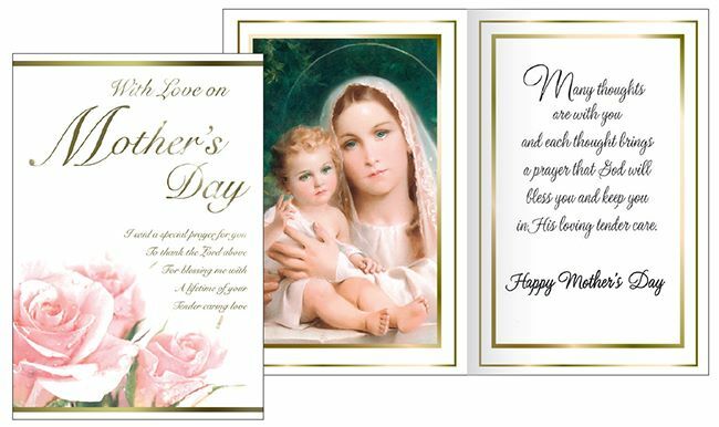 Mother's Day Card Sentiment Message Devotional Message Mum Pink Roses Envelope