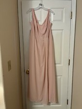 Davids Bridal Bridesmaid Dress Pink Size 16 