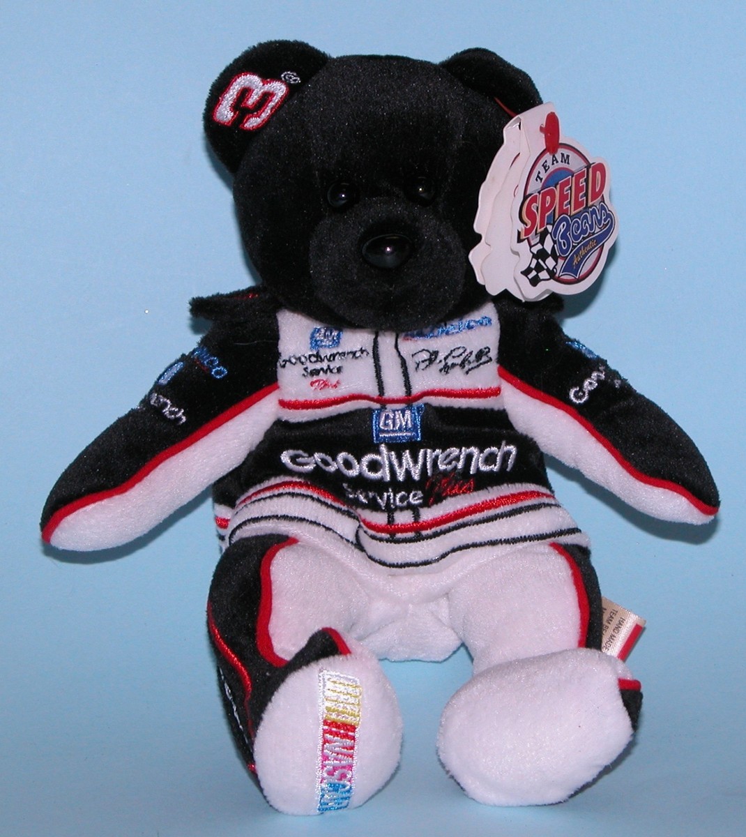Nascar, Team Speed Bears licensed, Dale Earnhardt #3 New w 