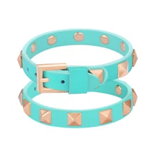 Fashion Soft Rivets Studded Pet Small Adjustable PU Leather Dog Cat Collar