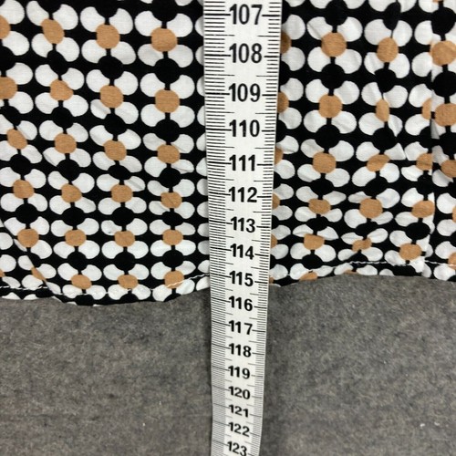 Jacqui E Womens Dress Size 14 Multicolour Geometric Short Sleeve Viscose 16309 - Picture 7 of 11