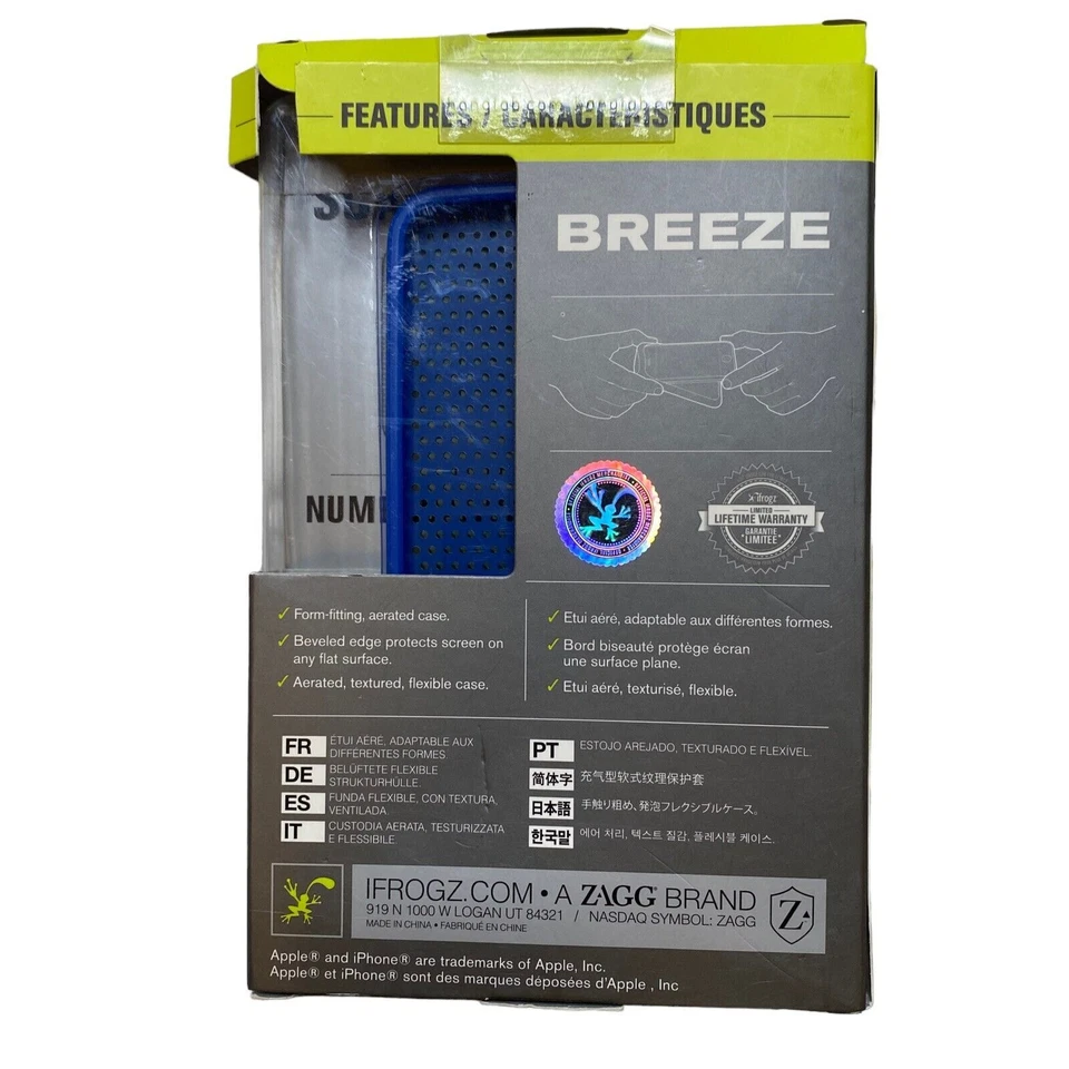 Funda Ifrogz Breeze iPod Verde y Azul IT5BZ-GRBL Marca Zagg Estuche Aireado NUEVO Foto 2 de 2