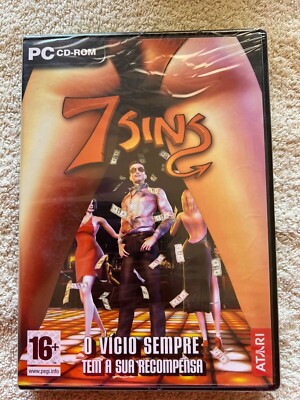 7 Sins PC CD PAL FREE REGION NEW SEALED English Português