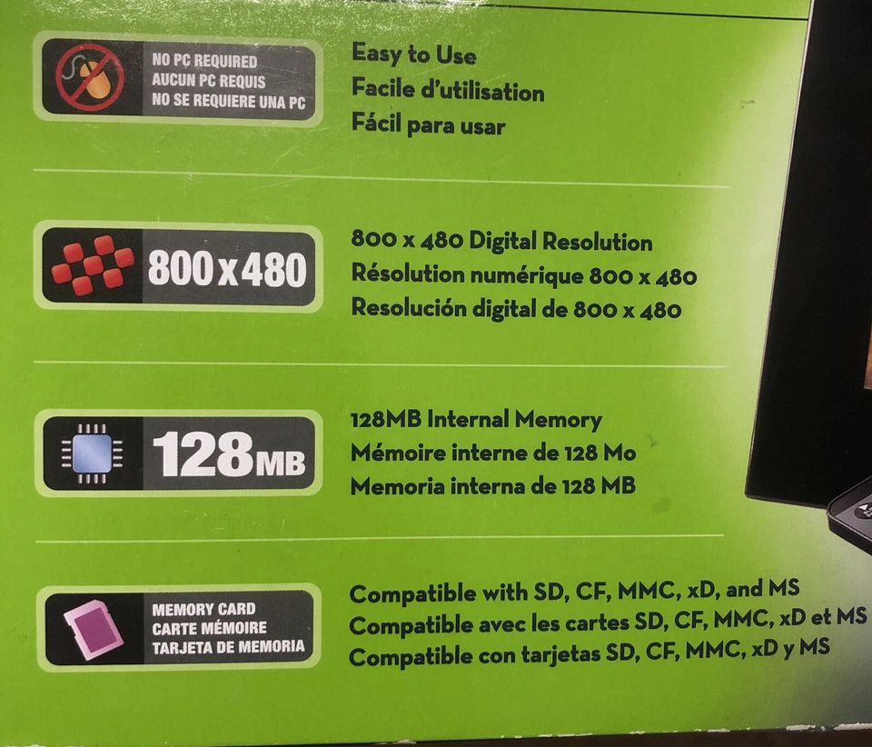 Insignia Digital Picture Frame 8” Brand New Items Still In Box (no memory inc) - Image 3 of 4