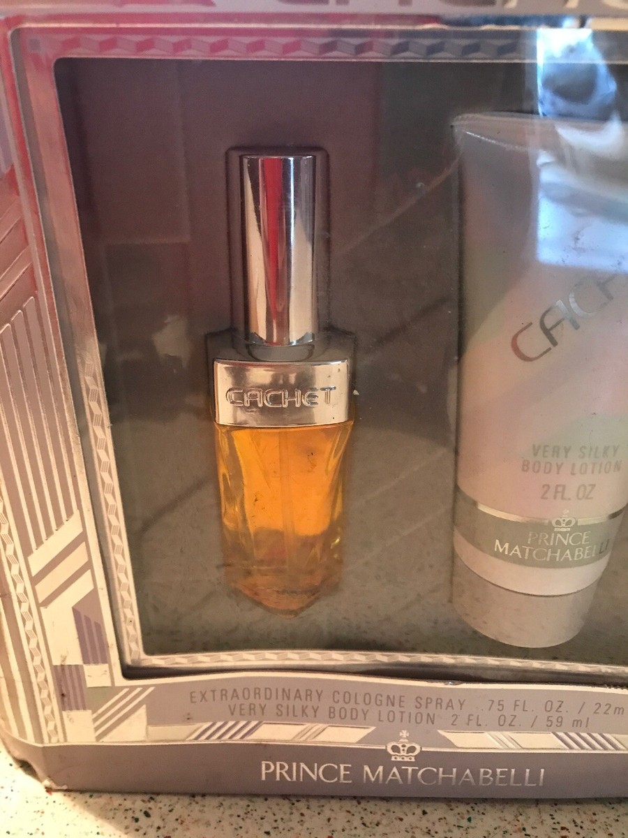 Cachet~Prince Matchabelli~2 Fl Body Lotiin & .75 Fl Oz Spray