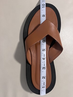 Women Dear Frances Leather Thong Sandals Size 36 | eBay