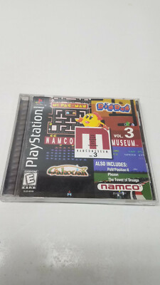 NAMCO MUSEUM VOL 3 PLAYSTATION 1 PS1 TESTED WORKING GAME CIB