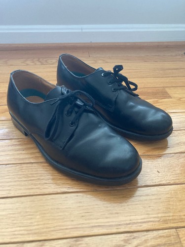 Boys Youth Black Bata Classic Oxford Dress Shoes Size 7 - Picture 3 of 7