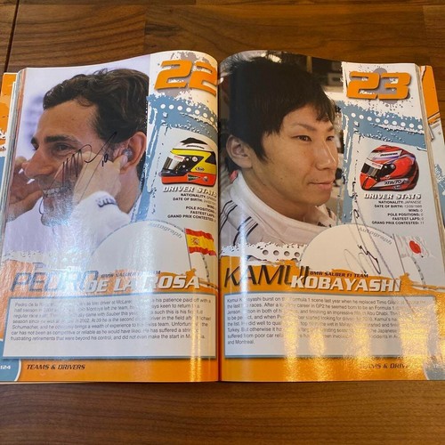 Autographed 2010 F1 British Grand Prix Official Programme Lewis Hamilton b139 - Picture 19 of 20