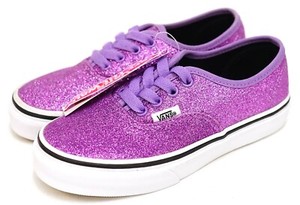 purple glitter vans