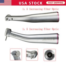 NSK Ti-MAX X95L Type Dental 1:5 Fiber Optic Contra Angle Handpiece LED /No LED