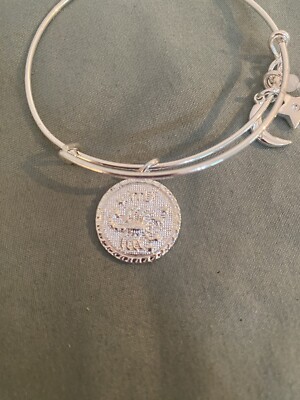 Scorpio Charm Bracelet Moon Star NRO Silver Tone Bangle