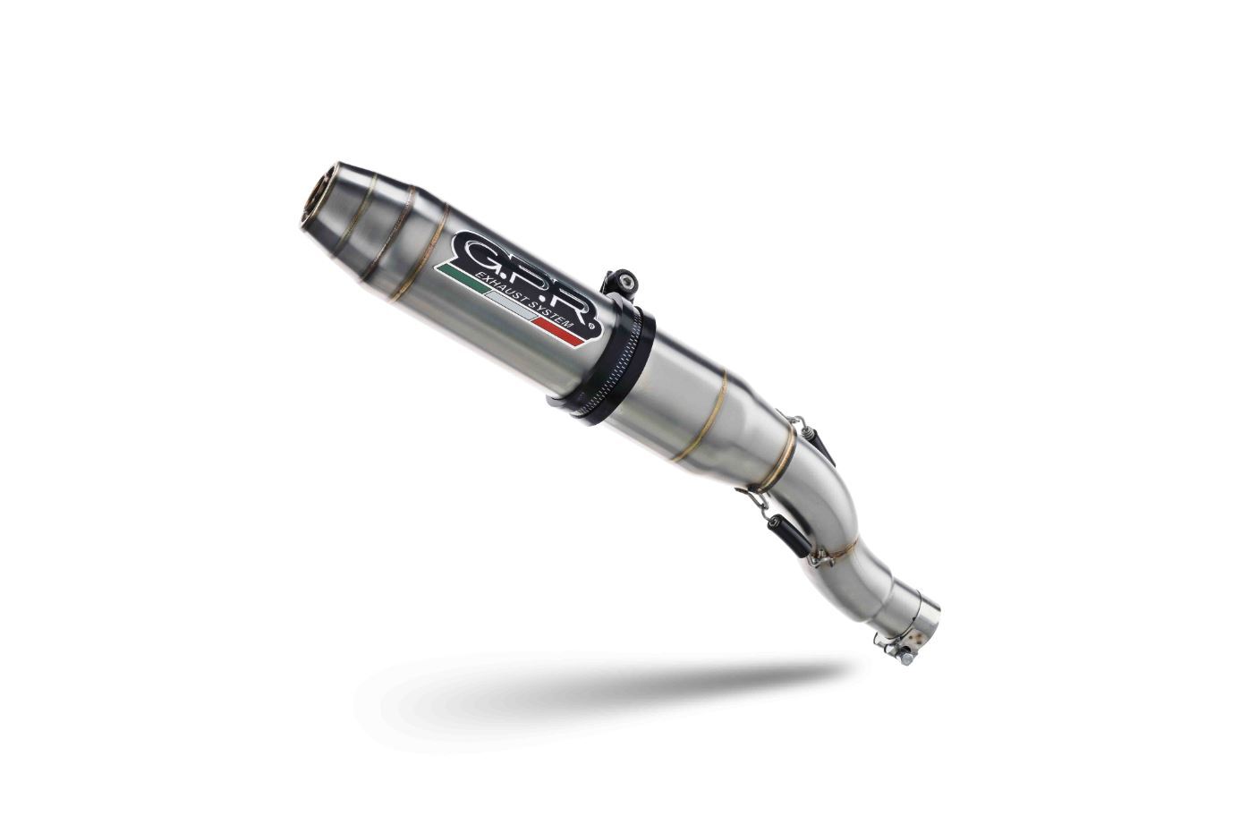 Moto Morini Seiemmezzo STR 650 2022-2024 GPR Exhaust Mid System Deeptone Inox