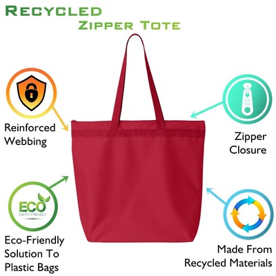 Download Eco-friendly Grocery Recycled Zipper Tote - Alternative ...